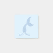 Post-it® Papier autocollant bleu inspirant Make Waves (Devant)