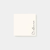 Post-it® Papier autocollant personnalisé avec nom écriture (Devant)