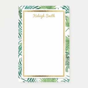 Post-it® Papier autocollant personnalisé feuilles tropicale