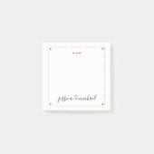 Post-it® Papier autocollant pour cadeaux de mariage Élégant (Devant)