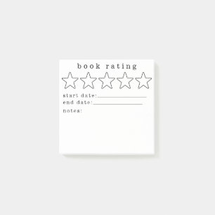 Post-it® Papier autocollant pour critique de livre Bloc-not