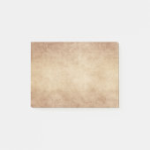 Post-it® Papier bronzage d'antiquité de parchemin de brun (Devant)