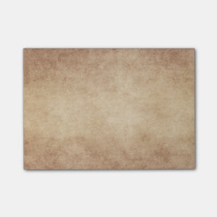 Post-it® Papier bronzage d'antiquité de parchemin de brun