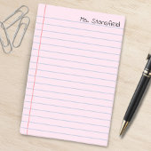 Post-it® Papier Carnet à revêtement rose