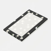 Post-it® Papier Collant Floral Midnight Daisy | Cute Botani (Incliné)