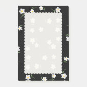 Post-it® Papier Collant Floral Midnight Daisy | Cute Botani (Devant)