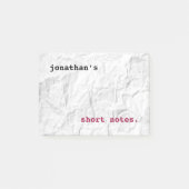 Post-it® Papier Crevé (Devant)