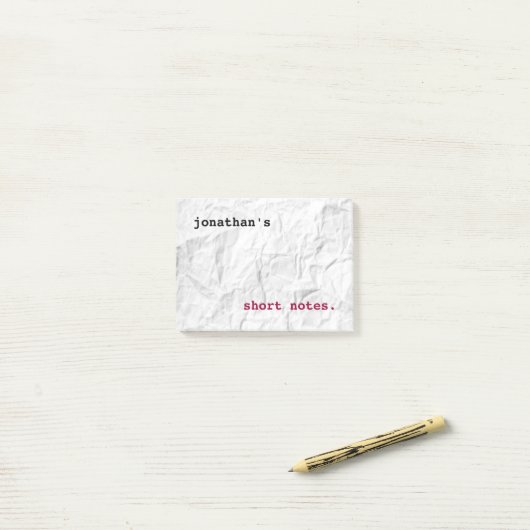 Post-it® Papier Crevé (Sur un bureau)