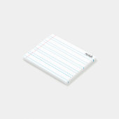 Post-it® Papier de Carnet scolaire linéaire personnalisé (Incliné)