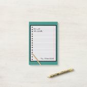 Post-it® Papier de l'élève de l'enseignant en classe feuill (Sur un bureau)