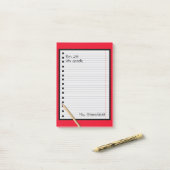 Post-it® Papier de l'élève de l'enseignant en classe feuill (Sur un bureau)