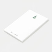 Post-it® Papier de vacances Arbre de Noël Personnalisé (Incliné)