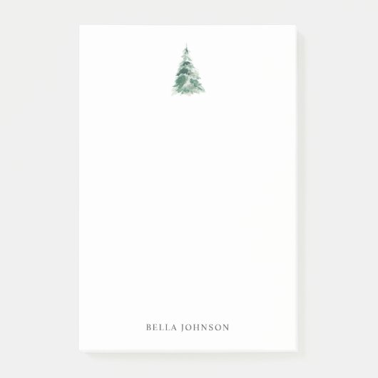 Post-it® Papier de vacances Arbre de Noël Personnalisé (Devant)