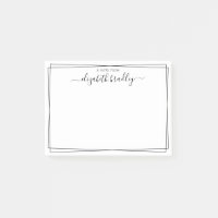 Papier élégant avec monogramme féminin Signature N