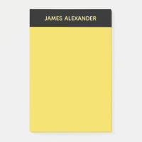Papier jaune juridique de mandataire