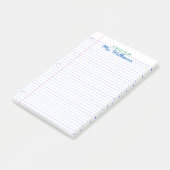 Post-it® Papier Linked Look Professeur personnalisé (Incliné)