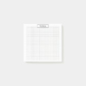 Post-it® Papier Millimétré Imprimable pour Notes Autocollan (Devant)