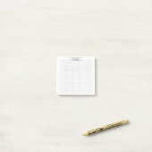 Post-it® Papier Millimétré Imprimable pour Notes Autocollan (Sur un bureau)