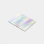 Post-it® Papier Nom Arc-en-ciel Pastel Iridescent Holograph (Incliné)