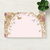 Post-it® Papier note adhésif botanique rose romantique vint (Bureau)