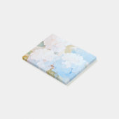 Post-it® Papier note, Hortensias en aquarelle (Incliné)