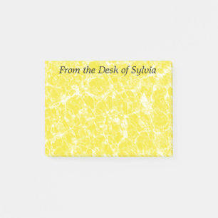 Post-it® Papier note personnalisé Yellow Ripples