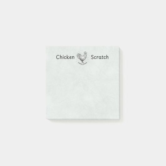 Post-it® Papier-notes à griffer de poulet | Dame Poulet (Devant)