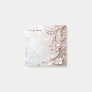 Post-it® Papier notes adhésif Fleur et Perle Orné Rose