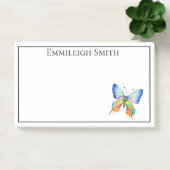 Post-it® Papier notes adhésif Papillon Arc-en-ciel Cadre pe (Bureau)