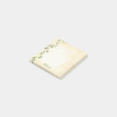 Post-it® Papier notes adhésif personnalisé Crème Botanical  (Incliné)