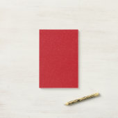 Post-it® Papier-notes adhésif personnalisé Rouge tomate mou (Sur un bureau)