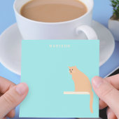 Post-it® Papier notes adhésifs bleus personnalisés avec cha