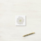 Post-it® Papier notes adhésifs Chrysanthème blanc (Sur un bureau)