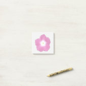 Post-it® Papier notes adhésifs Fleur de Phlox rose foncé (Sur un bureau)