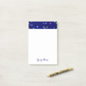 Post-it® Papier notes adhésives gravure Lune et Étoiles vin (Sur un bureau)