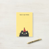 Post-it® Papier notes adhésives mignon chat de fête drôle K (Sur un bureau)