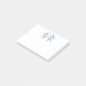 Post-it® Papier-notes autocollants Crabe Chic Bleu (Incliné)