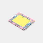 Post-it® Papier notes avec nom de femme Art aquarelle perru (Incliné)