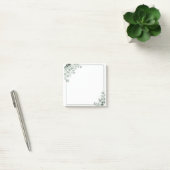 Post-it® Papier Notes Botaniques Imprimable | Floral Élégan (Bureau)