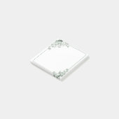 Post-it® Papier Notes Botaniques Imprimable | Floral Élégan (Incliné)