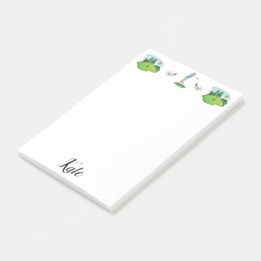 Post-it® Papier notes de golf (Incliné)