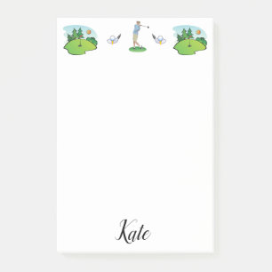 Post-it® Papier notes de golf