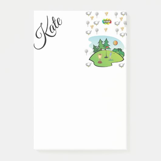 Post-it® Papier-notes de golf (Devant)