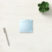 Post-it® Papier notes décoratif floral bleu (Bureau)