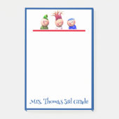 Post-it® Papier notes école Enfants Mignons (Devant)