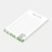 Post-it® Papier-notes Éléphant pour Choses à Faire (Incliné)