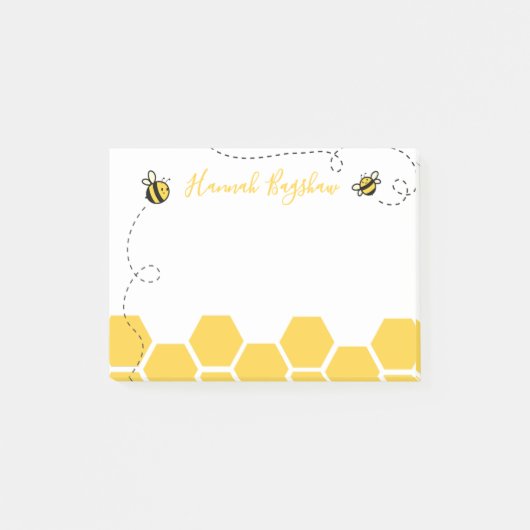 Post-it® Papier-notes en forme de nid d'abeille (Devant)