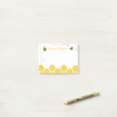 Post-it® Papier-notes en forme de nid d'abeille (Sur un bureau)