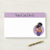 Post-it® Papier-notes Femme Noire Forte (Sur un bureau)