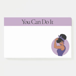 Post-it® Papier-notes Femme Noire Forte
